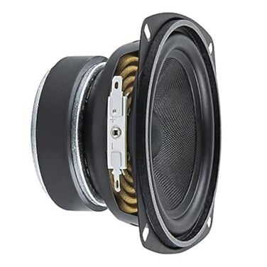PRV AUDIO 4 Inch Midrange Speaker 4MR60-4, 60 Watts Program Power, 4 Ohm, 30 Watts RMS Power Pro Audio Loudspeaker ,Single