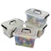 Ggbin 6 Quart Clear Latch Storage Box with Black Handle and Latch - 4 Pack