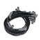 MSD 35593 Super Conductor Spark Plug Wire Set, Black