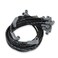 MSD 35593 Super Conductor Spark Plug Wire Set, Black