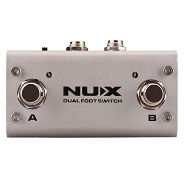 NUX NMP-2 Dual Footswitch&frac14;&OElig;Dual Switch Controller with A/B Pedal, Latch or Momentary ,Open, CloseSwitch&frac14;&OElig;2-Way Pedal Foot Switch Controller