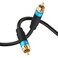 BlueRigger Subwoofer Cable 15FT ,Dual Shielded RCA Cables for Subwoofer