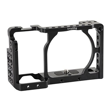 SmallRig Camera Cage only for Sony A6000 A6300 ILCE-6000 ILCE-6300 NEX7, A6000 Cage with 1/4" 3/8" Mounting Points and Built-in Cold Shoe - 1661