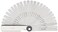 Fowler 52-485-006-0, Inch Tapered Thickness Gages 26 Leaf Set