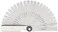 Fowler 52-485-006-0, Inch Tapered Thickness Gages 26 Leaf Set