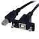 StarTech 3ft Panel Mount USB 2.0 B-B F/M Cable ,USBPNLBFBM3