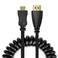 UCEC Mini HDMI to HDMI Coiled, 1ft-1.47ft Small HDMI Cable