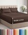 CGK Unlimited Extra Deep Queen Sheet Set - 4 Piece Breathable, Cooling Bed Sheets - Brown