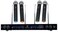Rockville RWM90U Quad UHF Handheld Wireless Microphone System with LCD