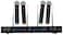 Rockville RWM90U Quad UHF Handheld Wireless Microphone System with LCD