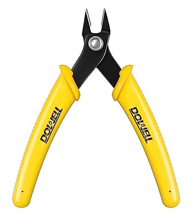 DOWELL Flush Cutters, Micro Wire Cutters, 1-Pack