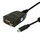 Gearmo USB C to RS232 Serial Adapter FTDI Chip LED Indicators High Speed Data Transfer Cross Platform Compatible 5 ft Cable