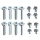 Dime Bag Hardware Inline Skate Axles 8-Pack 36mm Replacement Nuts and Bolts