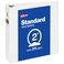 AveryStandard View 3 Ring Binder, 2" Round Rings, 1 White Binder