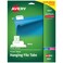 AveryPrintable Hanging File Folder Tabs, 1/5 Cut, White, 90 Total ,5567