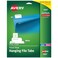 AveryPrintable Hanging File Folder Tabs, 1/5 Cut, White, 90 Total ,5567