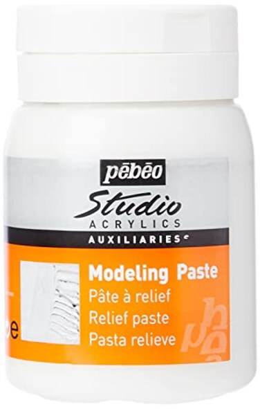 Pebeo Studio Acrylics Auxiliaries, Modeling Paste, 500 ml