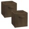 ClosetMaid 3786 Cubeicals Fabric Drawer, 2-Pack, Dark Brown