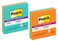 Post-it Super Sticky Notes, 4 x 4 in, Assorted Brights, 3 Lined Pads