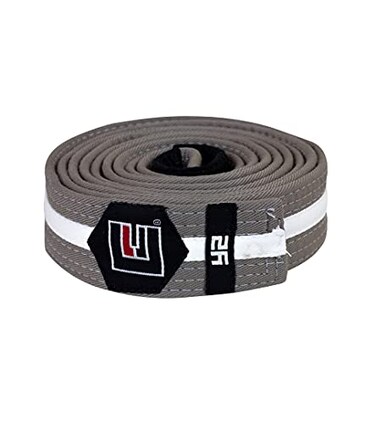 Combat Corner Young Star BJJ Belt Grey/White A-3