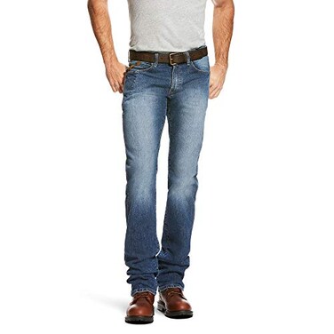ARIAT Mens Rebar M3 Loose DuraStretch Basic Stackable Straight Leg Jean Sierra