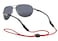 Chums 3mm Universal Fit Rope Eyewear Retainer, Red
