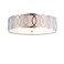 JONATHAN Y Aria 3-Light Flush Mount Ceiling Light 15.6", Chrome