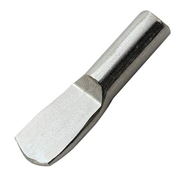 Rok 25 Pack Tiny Shelf Pins, 1/8" ,3mmSpoon Shaped, Nickel - ROKSP3N