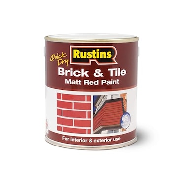 Rustins Quick Dry BrickTile Paint Matt Red 2.5L
