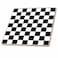 3dRose 12 Inch Ceramic Tile - Check black and white pattern - checkered checked squares chess checkerboard or racing car race flag patterns