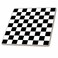 3dRose 6 Inch Ceramic Tile - Check Black and White Pattern - Checkered Checked Squares Chess Checkerboard or Racing car Race Flag Patterns