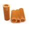 S SYDIEN Compression Mould Die Spring 4Pcs 30mm OD, 80mm Free Length Medium Load Compression Die Spring, 38% Maximum Compression, Yellow