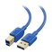Cable Matters 5Gbps USB 3.0 Cable, USB A to B Cable, 6ft, Blue