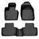 SMARTLINER Custom Fit Floor Mats 2 Row Liner Set for 2016-2019 Volvo XC90