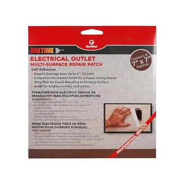 Red Devil 1227 1time Multi Surface Repair Patch - 2 Pack Of 7" x 7" Patches