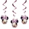 Unique Minnie Mouse Hanging Swirl Decorations - 26"Pink3 Pcs