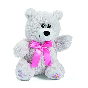 Fun Express Plush Flower Girl Gift Bear