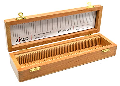 إيسكو EISCO Wooden Slide Box For Size X Slides 45mm x 30mm