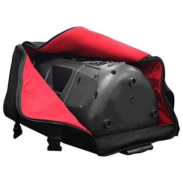 Odyssey BRLSPKLHW Series Speaker Trolley Bag with Pullout Handle and Wheels, Red