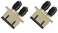RiteAV ,2 Pack Fiber Optic Adapter Coupler SC to ST Multimode Duplex