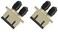 RiteAV ,2 Pack Fiber Optic Adapter Coupler SC to ST Multimode Duplex