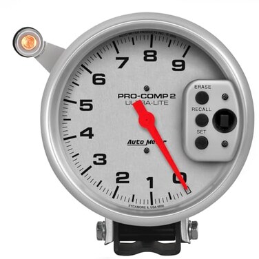 Auto Meter 6856 Ultra-Lite Single Range Tachometer, 5.000 in., Regular