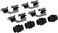 Carlson 13511Q Rear Disc Brake Hardware Kit
