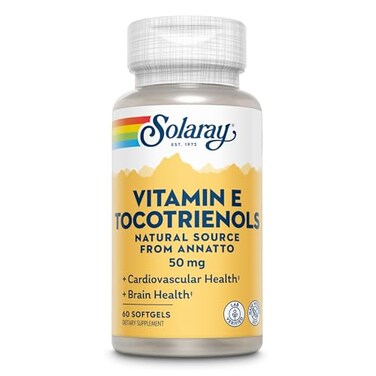 SOLARAY Vitamin E Tocotrienols 50mgHealthy Brain Function SupportSoy Free50ct