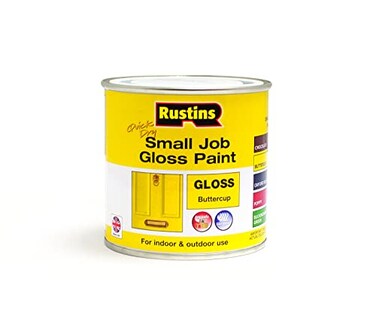 Rustins Quick Dry Small Job Paint Gloss Buttercup 250ml8.5 Fl. Oz.