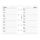 Filofax Mini Name/Address/Phone Sheets Binder ,B510201