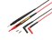 Fluke TL175E TwistGuard Double Insulated Silicone Test Lead Set with Removable 4mm Lantern Tips, 2mm Diameter Probe Tips