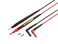 Fluke TL175E TwistGuard Double Insulated Silicone Test Lead Set with Removable 4mm Lantern Tips, 2mm Diameter Probe Tips