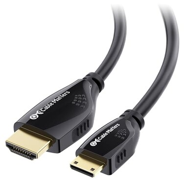 Cable Matters High-Speed Long 4K Mini HDMI to HDMI Cable, 25ft