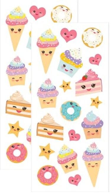 Playhouse Kawaii Kitchen Strawberry Scented ScratchSniff Sticker Sheets - 1 Pack